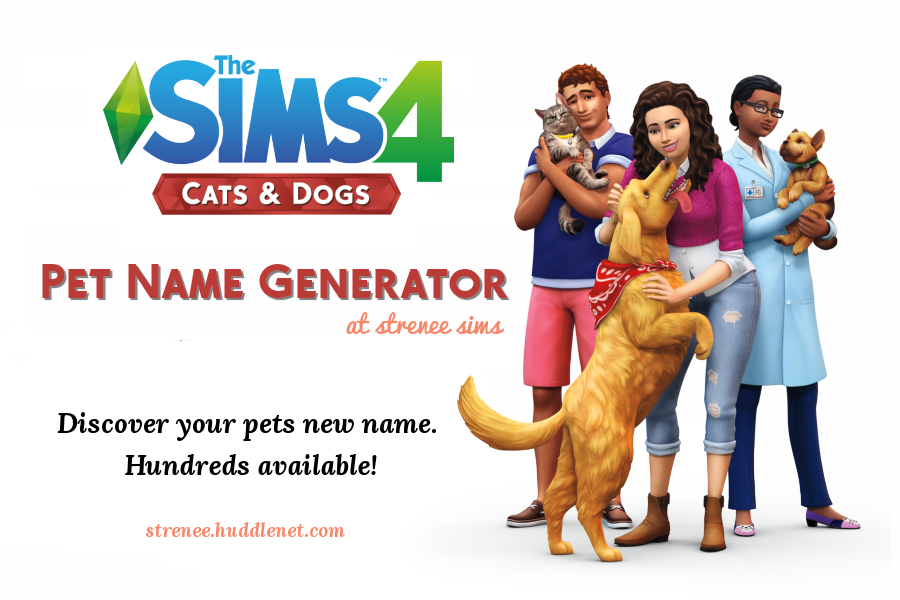 Pet Name Generator | Have fun generating pet names | strenee.huddlenet.com